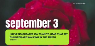 Parenting with Purpose – Daily Devotional for September 3 Parenting with Purpose daily Devotional for September 3