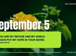 Find Hope and Assurance in God's Word daily devotional September 5