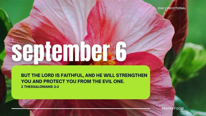 Trust in God's Protection daily Devotional for September 6