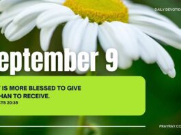 Find True Wealth in God's Blessings Devotional for September 9