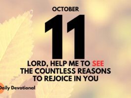 Heart of Worship - Rejoice in the Lord devotional for October 11
