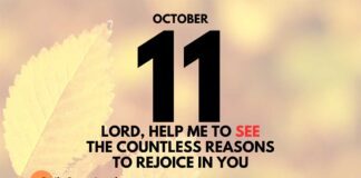 Heart of Worship – Rejoice in the Lord. Devotional for October 11 Heart of Worship - Rejoice in the Lord devotional for October 11