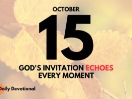 The Invitation to the Eternal Feast daily Devotional for October 15