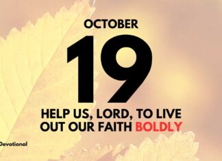Victory in Christ, Overcoming Through Faith, Devotional October 19 Victory in Christ overcoming Through Faith devotional for October 19
