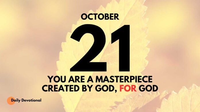 Fulfill Your God-Given Purpose daily Devotional for October 21