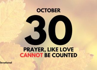 Be Constant in Prayer – Daily Devotional for October 30 Be Constant in Prayer daily Devotional for October 30