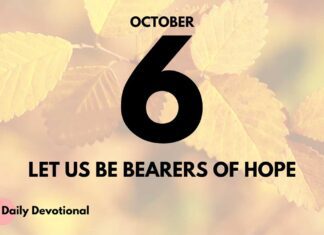Light of Hope in the Dark – Daily Devotional for October 6 Light of Hope in the Dark daily Devotional for October 6
