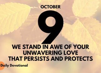 Covenant of Love with God – Daily Devotional for October 9 Covenant of Love with God daily Devotional for October 9
