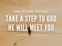 how to start praying to god