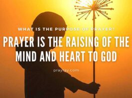 purpose of prayer