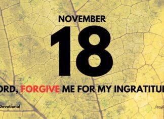 Gratitude and Salvation – Daily Devotional for November 18 Gratitude and Salvation daily Devotional for November 18