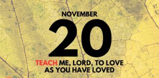 Abiding in Love – Daily Devotional for November 20 Abiding in Love daily Devotional for November 20