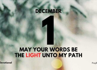 Clinging to Christ’s Eternal Words – Devotional for December 1 Clinging to Christ's Eternal Words devotional for December 1