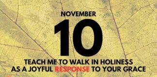 The Pursuit of Holiness – Daily Devotional for November 10 The Pursuit of Holiness daily Devotional for November 10
