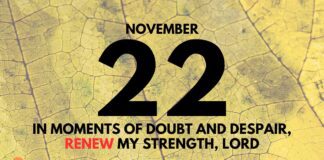 Embrace God’s Sustaining Power – Devotional for November 22 Embrace God's Sustaining Power devotional