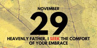 Be Safe in His Embrace – Devotional for November 29 Secure in His Embrace devotional for November 29