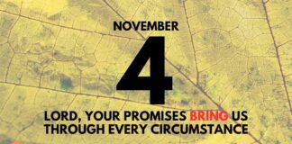 Promises of God – Daily Devotional for November 4 Promises of God in the Bible Devotional