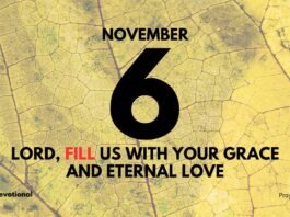 Living Water for Spiritual Thirst daily Devotional for November 6