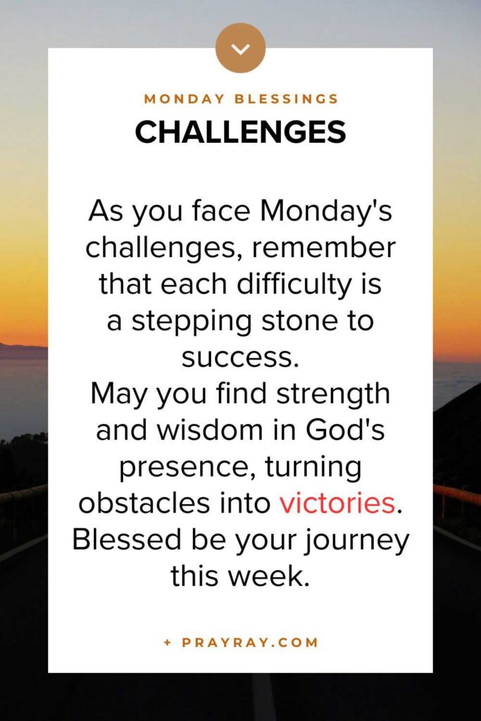 Blessings in challenges