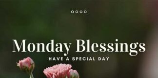 Good Morning Monday Blessings Images and Quotes Happy Monday blessings