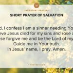 Simple Prayer of Salvation