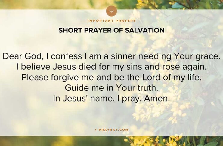 simple prayer of salvation