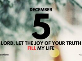 God's Wisdom devotional for December 5