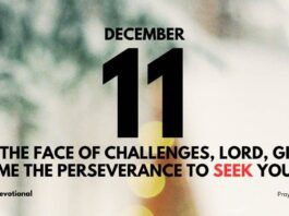 Faith That Breaks Barriers daily Devotional for December 11