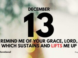 Revel in God’s Grace devotional for December 13