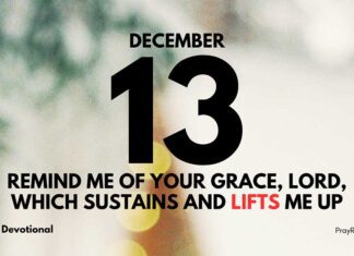Revel in God’s Grace – Devotional for December 13 Revel in God’s Grace devotional for December 13
