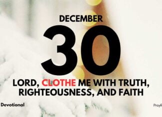The Armor of God – Daily Devotional for December 30 Armor of God daily Devotional for December 30