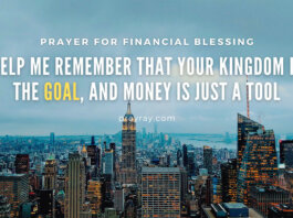 Prayer for Financial Blessing material Wealth and Spiritual Goals