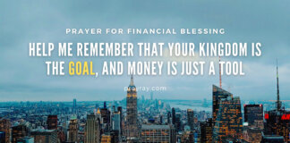 Prayer for Financial Blessing – Material Wealth and Spiritual Goals Prayer for Financial Blessing material Wealth and Spiritual Goals