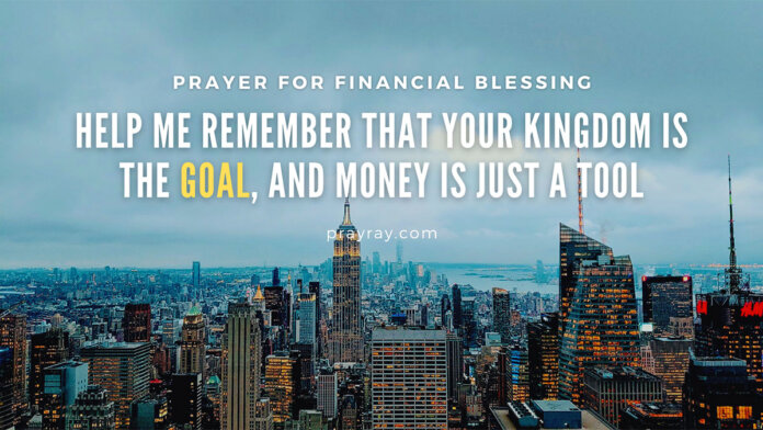 Prayer for Financial Blessing material Wealth and Spiritual Goals