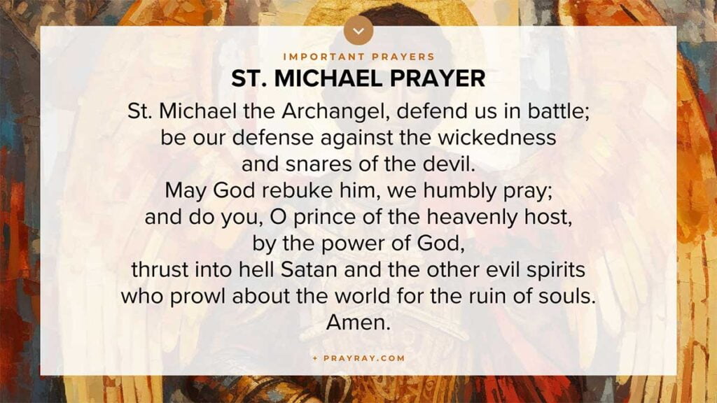 st michael the archangel prayer