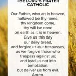 The Lord’s prayer Catholic