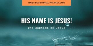 Fulfilling Righteousness for Us – Baptism of Jesus Devotional baptism of Jesus devotional