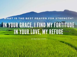 what Is the best prayer for strength
