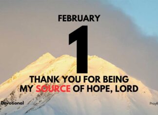 Choose Hope – Daily Devotional for February 1 Choose Hope daily Devotional for February 1