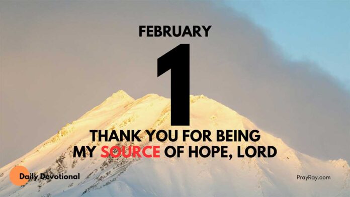 Choose Hope daily Devotional for February 1