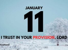 What Does it Mean to Be Provision of God Devotional January 11