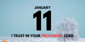 What Does it Mean to Be Provision of God? Devotional January 11 What Does it Mean to Be Provision of God Devotional January 11