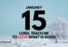 Servant of Righteousness – Daily Devotional for January 15 Servant of Righteousness daily Devotional for January 15