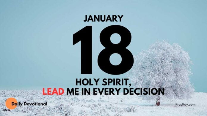 Walking in His ways daily devotional for January 18