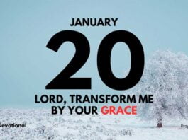 Abounding Grace daily Devotional for January 20