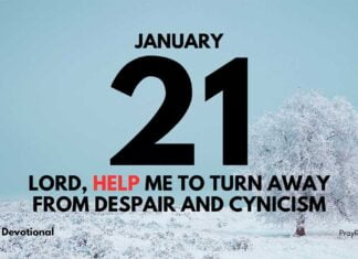Believe in the Good News – Devotional for January 21 Believe in the Good News daily Devotional for January 21