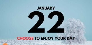 Enjoy Your Day – Daily Devotional for January 22 Enjoy Your Day daily Devotional for January 22