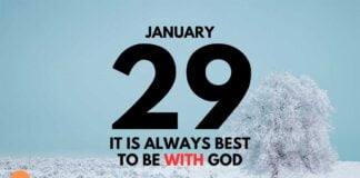 Embrace the Future – Daily Devotional for January 29 Embrace the Future daily Devotional for January 29