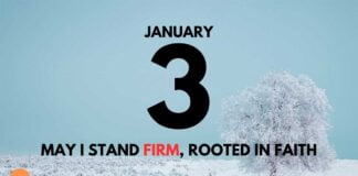 Stand Strong in Faith – Daily Devotional for January 3 Stand Strong in Faith daily Devotional for January 3