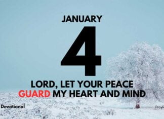 The Tranquil Trust – Daily Devotional for January 4 The Tranquil Trust daily Devotional for January 4